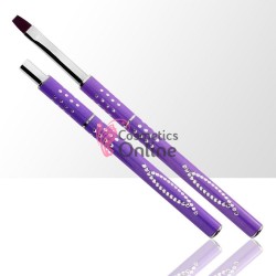 Pensula de unghii Mollylac cu capac pentru constructie unghii cu Gel nr 8, model 51606